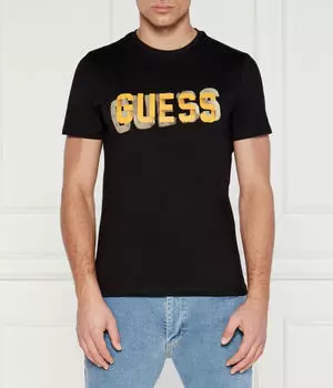 Футболки Regular fit Guess Jeans, черный