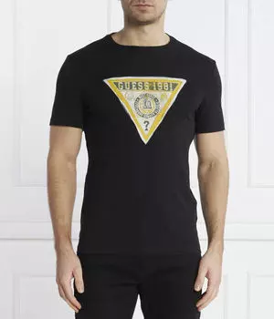 Футболки Regular fit Guess Jeans, черный
