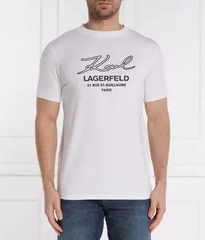 Футболки Regular fit Karl Lagerfeld, белый