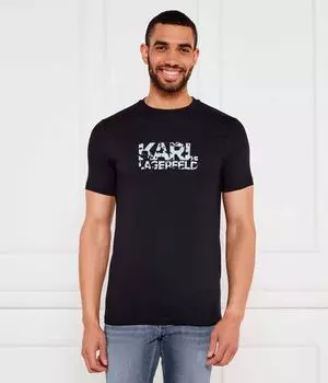 Футболки Regular fit Karl Lagerfeld, черный