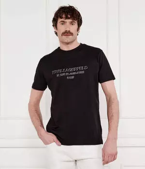 Футболки Regular fit Karl Lagerfeld, черный