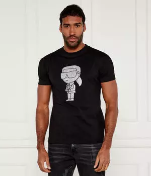 Футболки Regular fit Karl Lagerfeld, черный