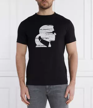 Футболки Regular fit Karl Lagerfeld, черный