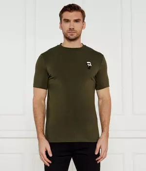 Футболки Regular fit Karl Lagerfeld, хаки