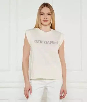 Футболки Regular fit Patrizia Pepe, экрю