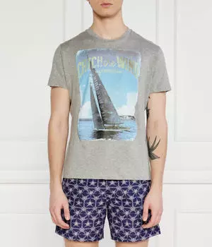 Футболки Regular fit Vilebrequin, серый