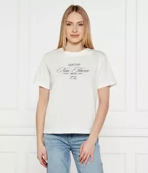 Футболки Relaxed fit Gant, белый