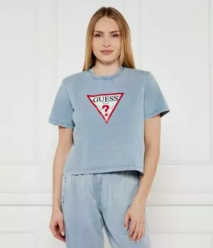 Футболки Relaxed fit Guess Jeans, синий