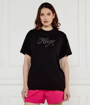 Футболки Relaxed fit Hugo Blue, черный