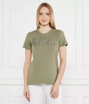 Футболки Relaxed fit Lauren Ralph Lauren, хаки