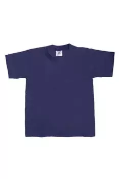 Футболки с короткими рукавами Exact 190, набор из 2 шт. B&C, темно-синий