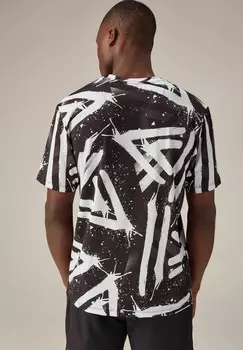 Футболки с принтом ACTIVE TIE DYE Next, черный