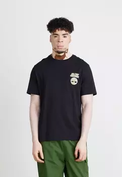 Футболки с принтом ALL DAY OUTSIDE SHORT SLEEVE TEE Timberland, черный