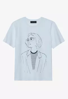 Футболки с принтом Anna Field, белый