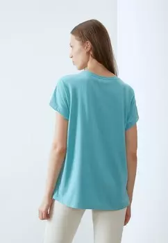 Футболки с принтом Anna Field, синий