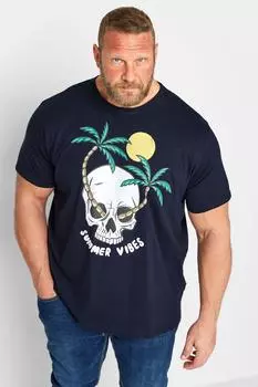 Футболки с принтом BadRhino, черный