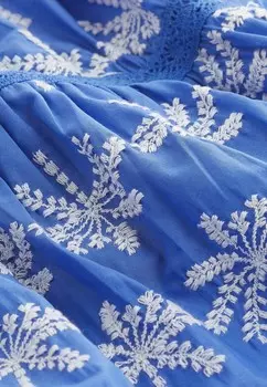 Футболки с принтом BRODERIE TALL, REGULAR FIT Next, синий