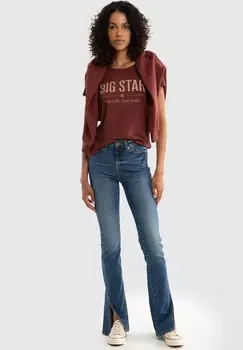 Футболки с принтом BRUNONA Big Star, темно-красный