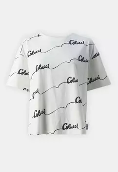 Футболки с принтом Carlo Colucci, белый
