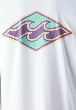 Футболки с принтом CRAYON WAVE Billabong, белый