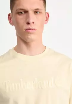 Футболки с принтом EMBROIDERY TONAL TEE Timberland, цвет Angora
