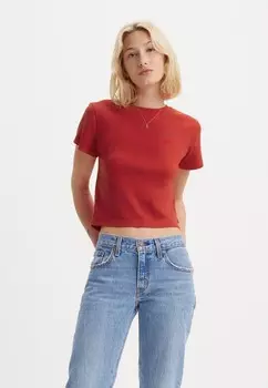 Футболки с принтом ESSENTIAL SPORTY TEE Levi's, красный