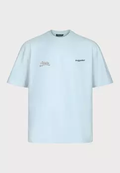 Футболки с принтом FARREN TEE Pegador, светло-голубой