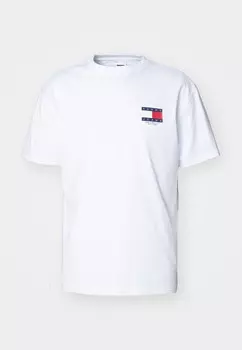 Футболки с принтом FLAG TEE UNISEX Tommy Hilfiger, белый