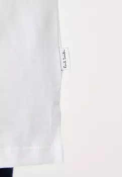 Футболки с принтом HOLOGRAPHIC SHORT SLEEVE ICONIC Paul Smith Junior, белый