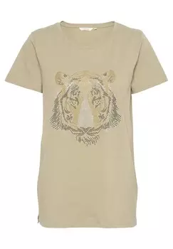 Футболки с принтом IAN Cream, коричневый