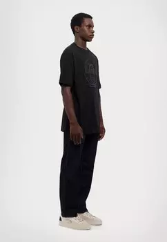 Футболки с принтом Iceberg, черный