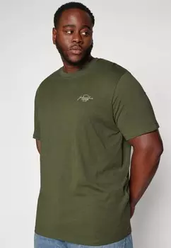Футболки с принтом JJFERRIS TEE CREW NECK 7 PACK Jack & Jones, черный