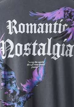 Футболки с принтом JORRAVEN WASHED TEE CREW NECK Jack & Jones, черный