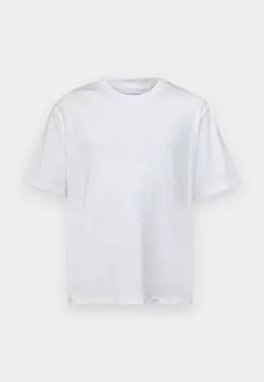 Футболки с принтом JORVIRTUAL OVERSIZED UNISEX Jack & Jones, белый