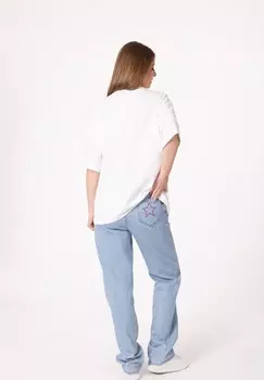 Футболки с принтом Laurella, белый