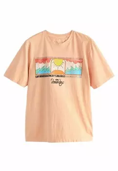 Футболки с принтом LICENSE REGULAR Next, оранжевый