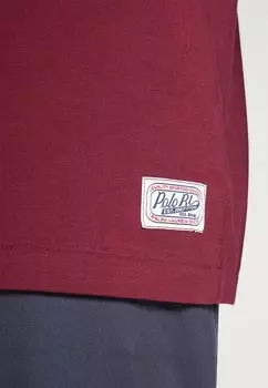 Футболки с принтом LOGO JERSEY T-SHIRT Ralph Lauren, темно-красный