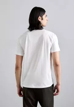 Футболки с принтом MENS BLOW HAPPY PS Paul Smith, белый