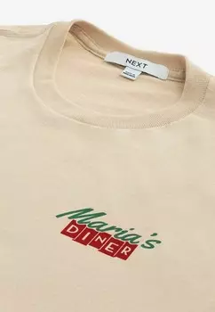 Футболки с принтом Next, цвет Neutral