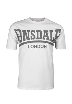 Футболки с принтом NORMALE YORK Lonsdale, белый