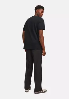Футболки с принтом NOTO GRAPHIC KURZARM Jack & Jones, черный