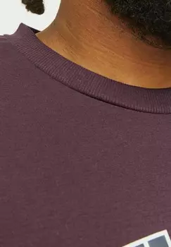 Футболки с принтом PLUS SIZE LOGO Jack & Jones, фиолетовый