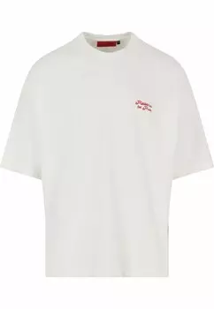 Футболки с принтом PROHIBITED, белый