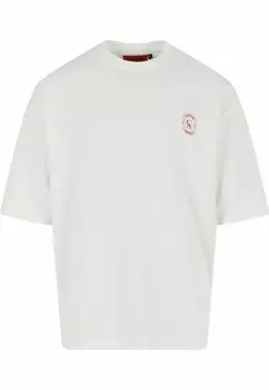 Футболки с принтом PROHIBITED, белый