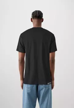 Футболки с принтом REGULAR LOGO TEE Karl Lagerfeld, черный