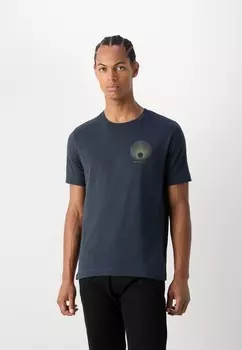 Футболки с принтом SHORT SLEEVE SEASONAL ARTWORK Marc O'Polo, темно-синий