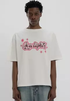 Футболки с принтом SPARKLE LOW LIGHTS STUDIOS®, цвет Ecru