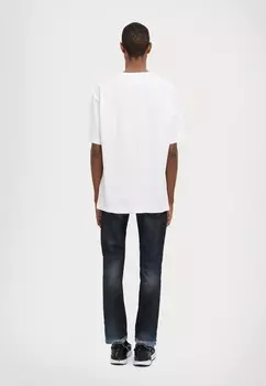 Футболки с принтом SWAN LOGO Versace, белый