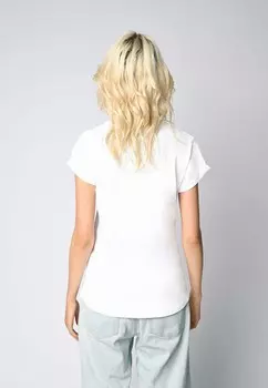 Футболки с принтом SWEETHEART EMBROIDERY Mira Paris, белый