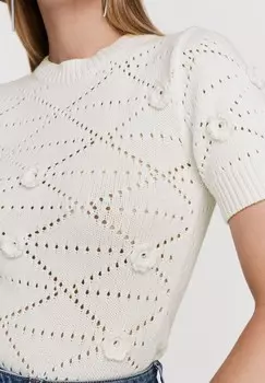 Футболки с принтом Taranko, цвет Ecru